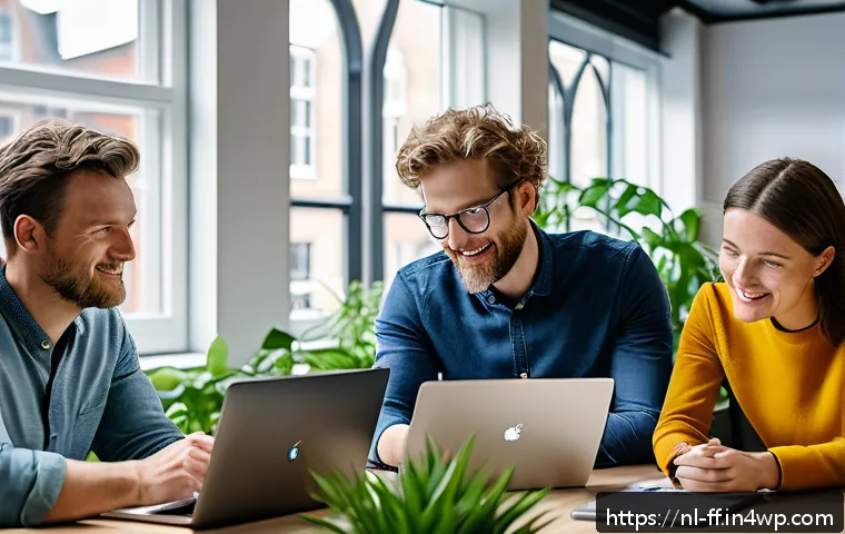 하이퍼 퍼스널라이제이션을 위한 인사이트 팀 구성 - A modern insight team in a bright, contemporary Dutch office environment collaborating around a larg...