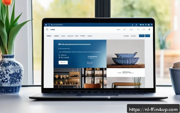 하이퍼 퍼스널라이제이션을 위한 사용자 데이터 분석 - A modern Dutch retail webshop interface displayed on a sleek laptop screen, showing AI-driven person...